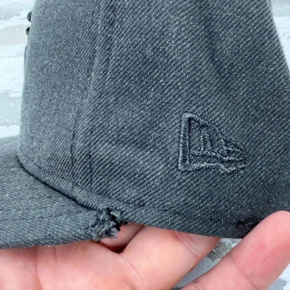 St Louis Cardinals Hat Cap Fitted Size 7 1/4 Gray Plain Logo Wool 59Fifty Mens *